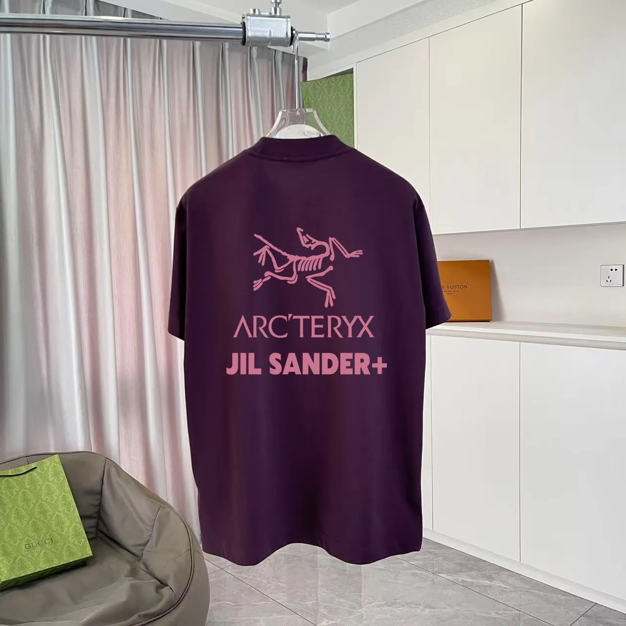 ARC'TERYX* 2025 New Arrival logo t g Same Style Size：S M L XL XXL ：Black White Green Purple